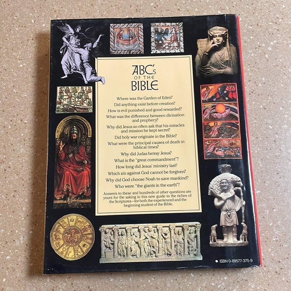 Readers Digest ABC's of the Bible Hardcover Book Educational Religion Red Black - Picture 2 of 5